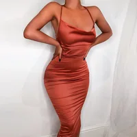Wholesale boutique women clothing sexy ladies spaghetti strap backless bandage slim orange long evening dress for party wear
Wholesale boutique women clothing sexy ladies spaghetti strap backless bandage slim orange long evening dress for party wear
