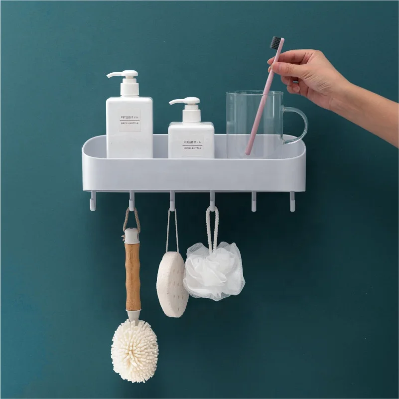 Toilet wall-mounted storage rack without perforation bathroom towel rack, White apricot pink gray
Toilet wall-mounted storage rack without perforation bathroom towel rack, White apricot pink gray