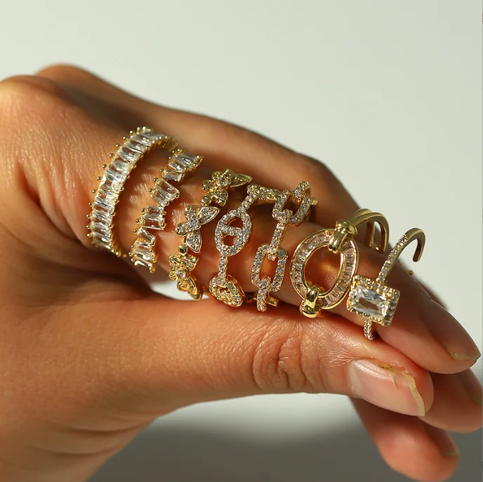 Fashion Gold Color Butterfly Stainless Steel couple Rings For Women Chain Crystal Zircon Finger wedding Ring Jewelry
Fashion Gold Color Butterfly Stainless Steel couple Rings For Women Chain Crystal Zircon Finger wedding Ring Jewelry