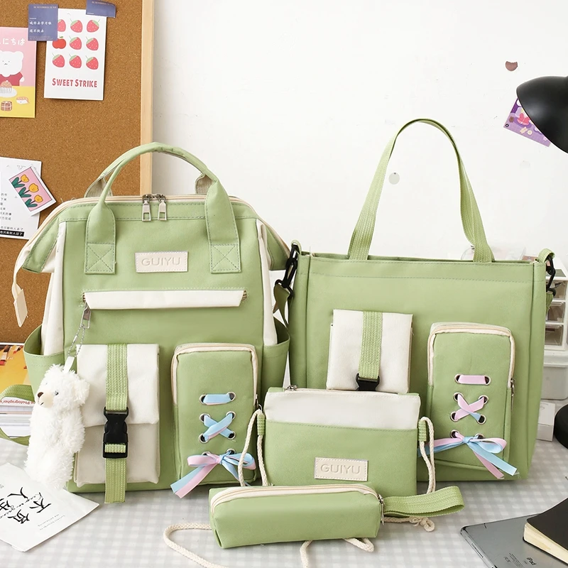 Factory wholesale 4 in 1 school backpack sets girls schoolbags with homework bags teens mochilas
Factory wholesale 4 in 1 school backpack sets girls schoolbags with homework bags teens mochilas
