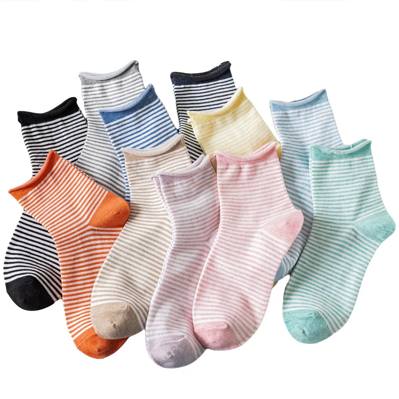 Wholesale colorful stripe design custom adult crew cotton women slouchy socks, As pic
Wholesale colorful stripe design custom adult crew cotton women slouchy socks, As pic