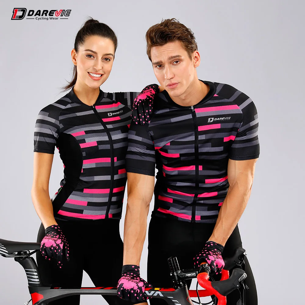 Darevie couple cycling Short sleeve quick dry men & lady tops team breathable cycling jersey top woman professional cycling jers
Darevie couple cycling Short sleeve quick dry men & lady tops team breathable cycling jersey top woman professional cycling jers