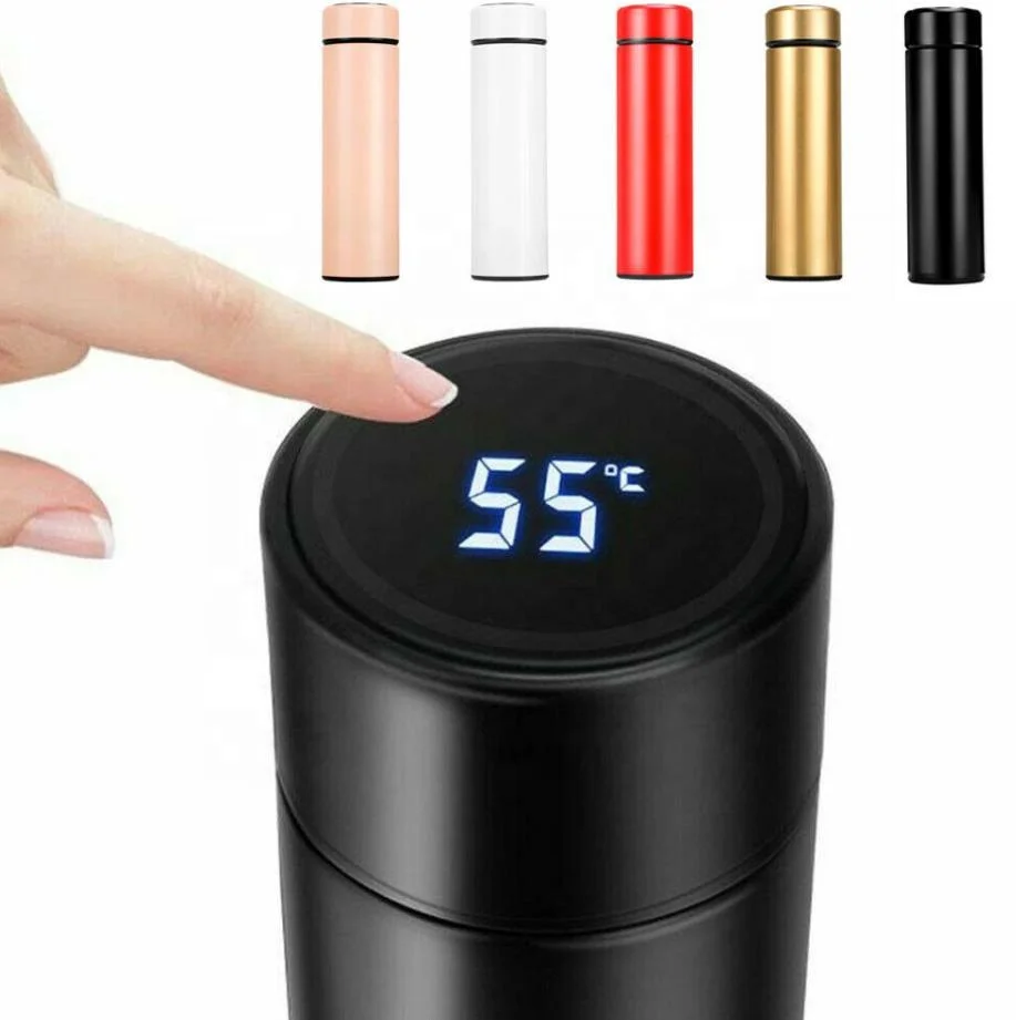 Stainless Steel Thermos Cup Double Wall Vacuum Flask Smart water bottle LED temperature display thermo flask bottle
Stainless Steel Thermos Cup Double Wall Vacuum Flask Smart water bottle LED temperature display thermo flask bottle