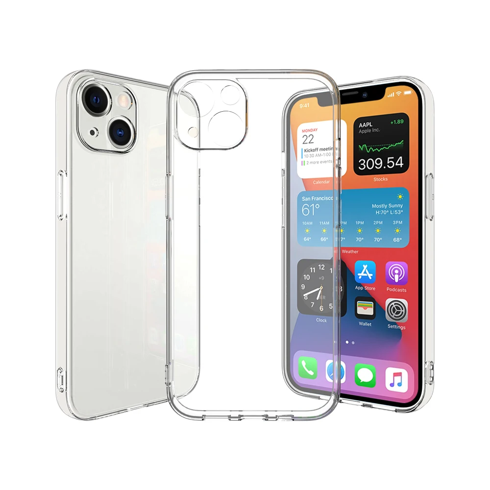 Soft TPU Cover For iPhone 12 Case Clear Transparent TPU Phone Case For iPhone 13 11 Case mobile phone 12 Pro Max 2020, White
Soft TPU Cover For iPhone 12 Case Clear Transparent TPU Phone Case For iPhone 13 11 Case mobile phone 12 Pro Max 2020, White
