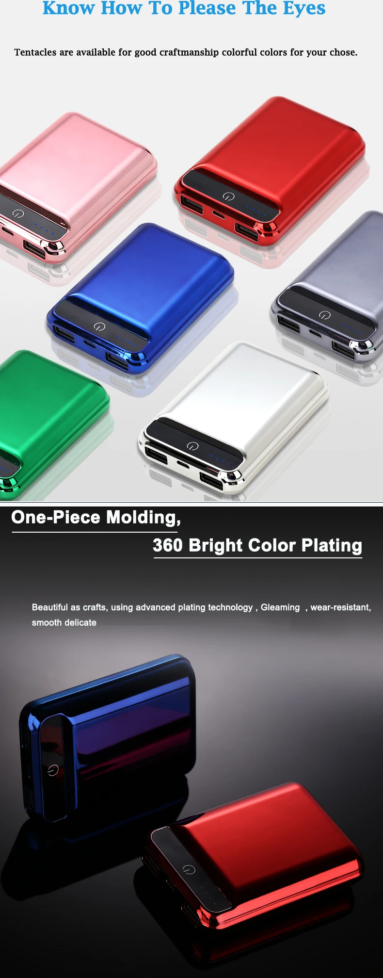 New 2019 Trending Product Portable Slim Pocket Custom Mini Power Bank Station , Mini Power Banks - ANKUX.COM