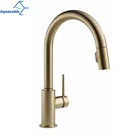CUPC touch sensor gold brass kitchen sink faucet(AF8888-5G)