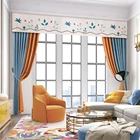 Latest Curtain Designs Wholesale Custom Valance Velvet Fabric Blackout Durable Living Room Curtains