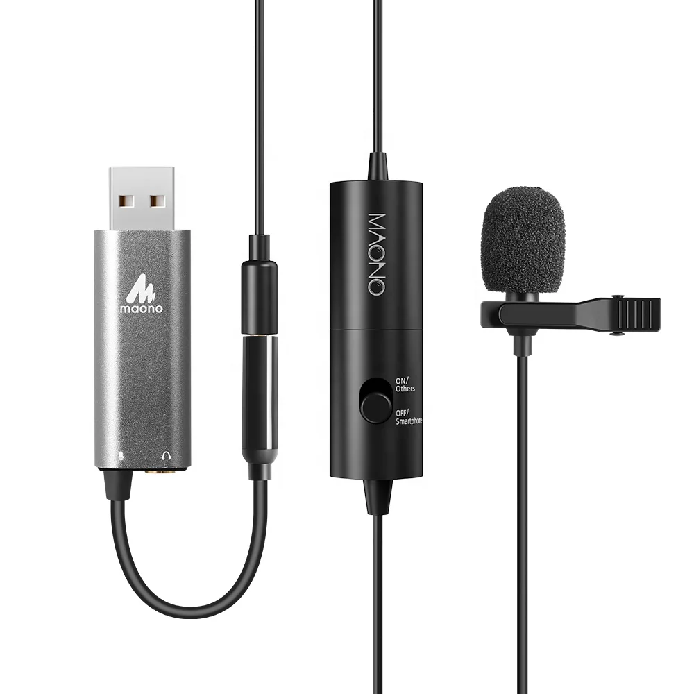 Omni-directional Lapel Conference Recording Teaching Microphone with USB Sound Card Connector Headphone
Omni-directional Lapel Conference Recording Teaching Microphone with USB Sound Card Connector Headphone