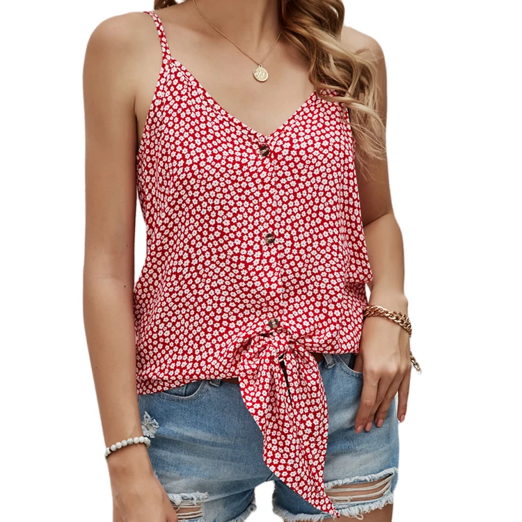 Button Tank Tops Cardigan Spaghetti Straps Plus Size Printed Camisole For Women, Picture color
Button Tank Tops Cardigan Spaghetti Straps Plus Size Printed Camisole For Women, Picture color