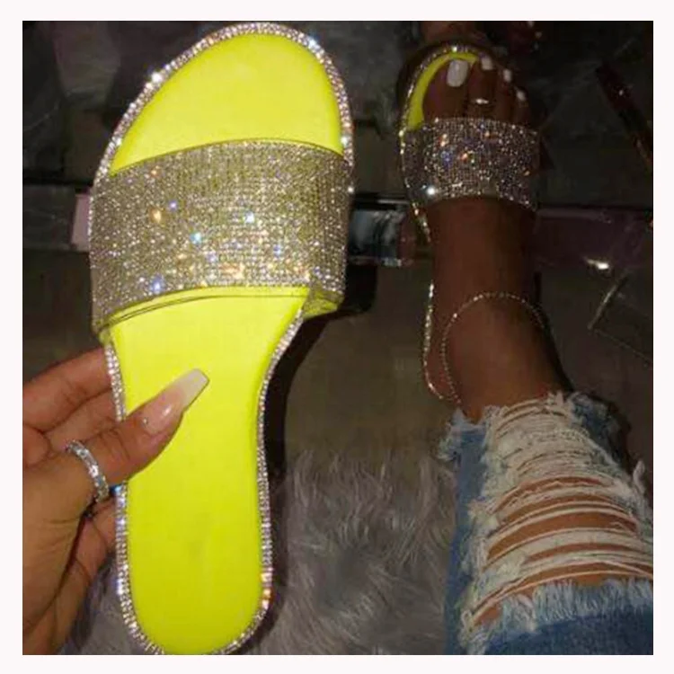 2020 diy logo design shine diamond ladies slippers and sandals fluffy slippers for ladies, As the picture
2020 diy logo design shine diamond ladies slippers and sandals fluffy slippers for ladies, As the picture