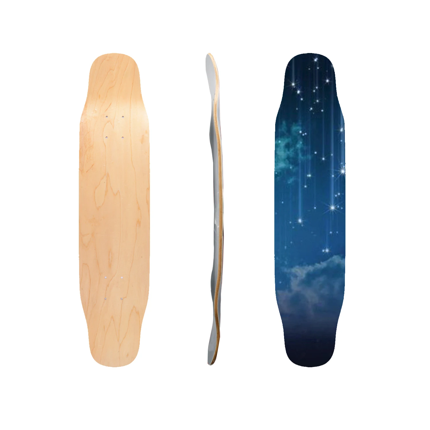 Custom 9.25*45 inch Skate Board Retro Graphic Galaxy Starry Floral Fade Printed Penny Style Board
Custom 9.25*45 inch Skate Board Retro Graphic Galaxy Starry Floral Fade Printed Penny Style Board