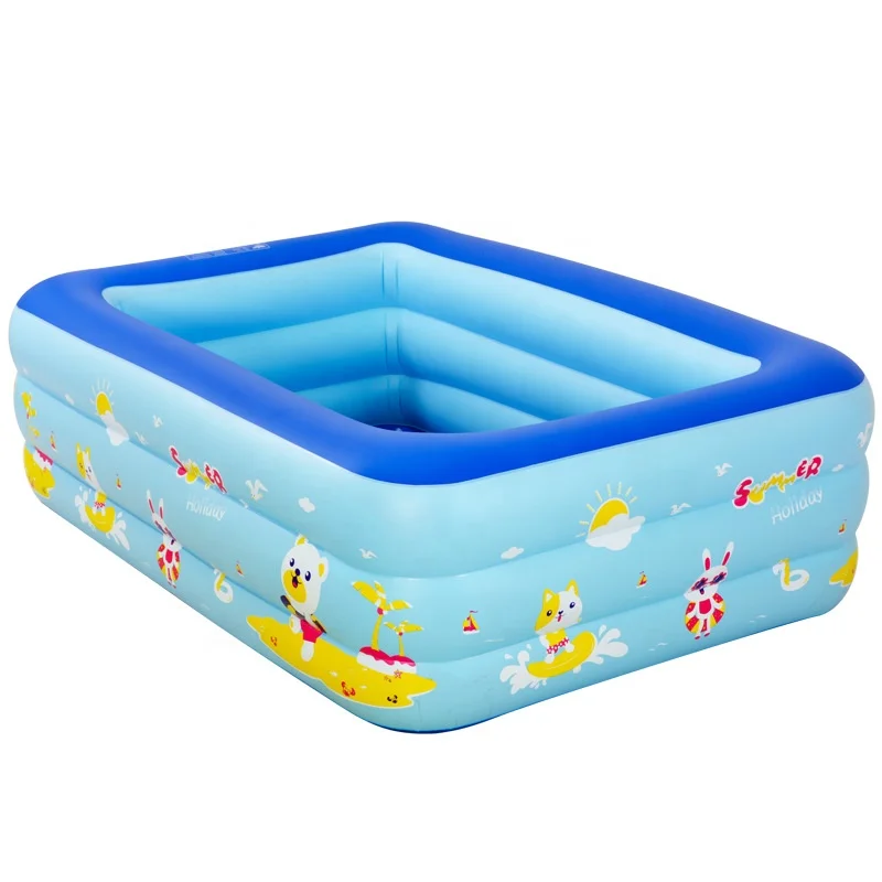 PVC baby swimming pool children's home indoor inflatable swimming pool outdoor square fishing pool, Blue
PVC baby swimming pool children's home indoor inflatable swimming pool outdoor square fishing pool, Blue