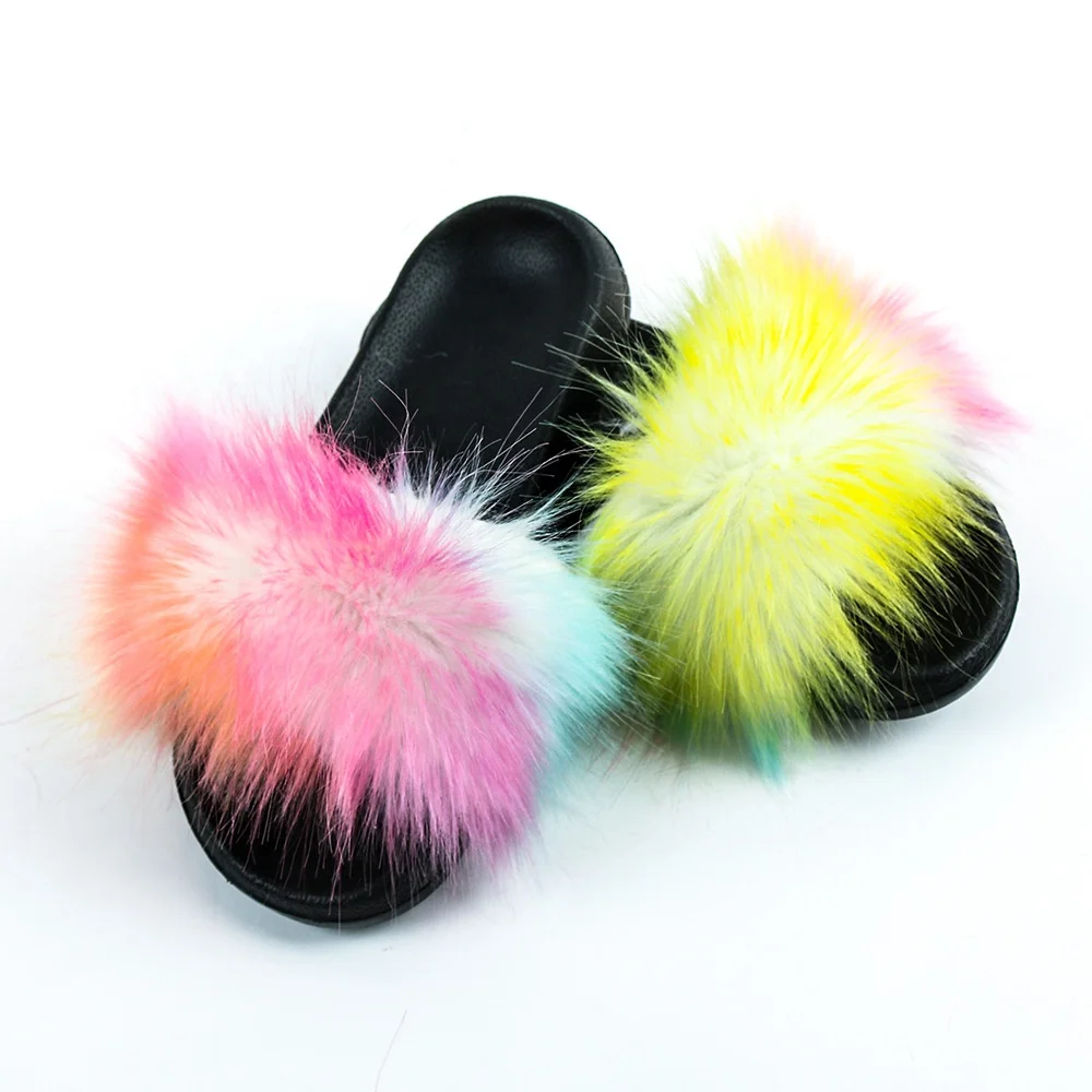 Colorful Women Flat Faux Fur Slides Soft Fluffy Raccoon Fur Slides For Ladies Summer Wear Fuzzy Slippers Girls, 40 color options
Colorful Women Flat Faux Fur Slides Soft Fluffy Raccoon Fur Slides For Ladies Summer Wear Fuzzy Slippers Girls, 40 color options