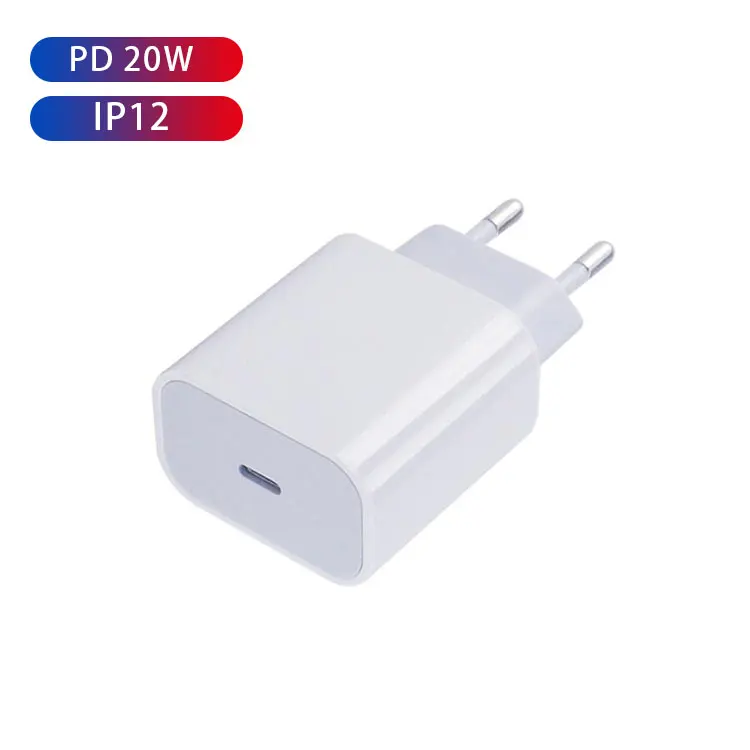 Newest EU Plug Fast Charging Charger 20W Mini PD 3.0 Type C Single 1 Port Adapter For Iphone Android Mobile Phones, White
Newest EU Plug Fast Charging Charger 20W Mini PD 3.0 Type C Single 1 Port Adapter For Iphone Android Mobile Phones, White