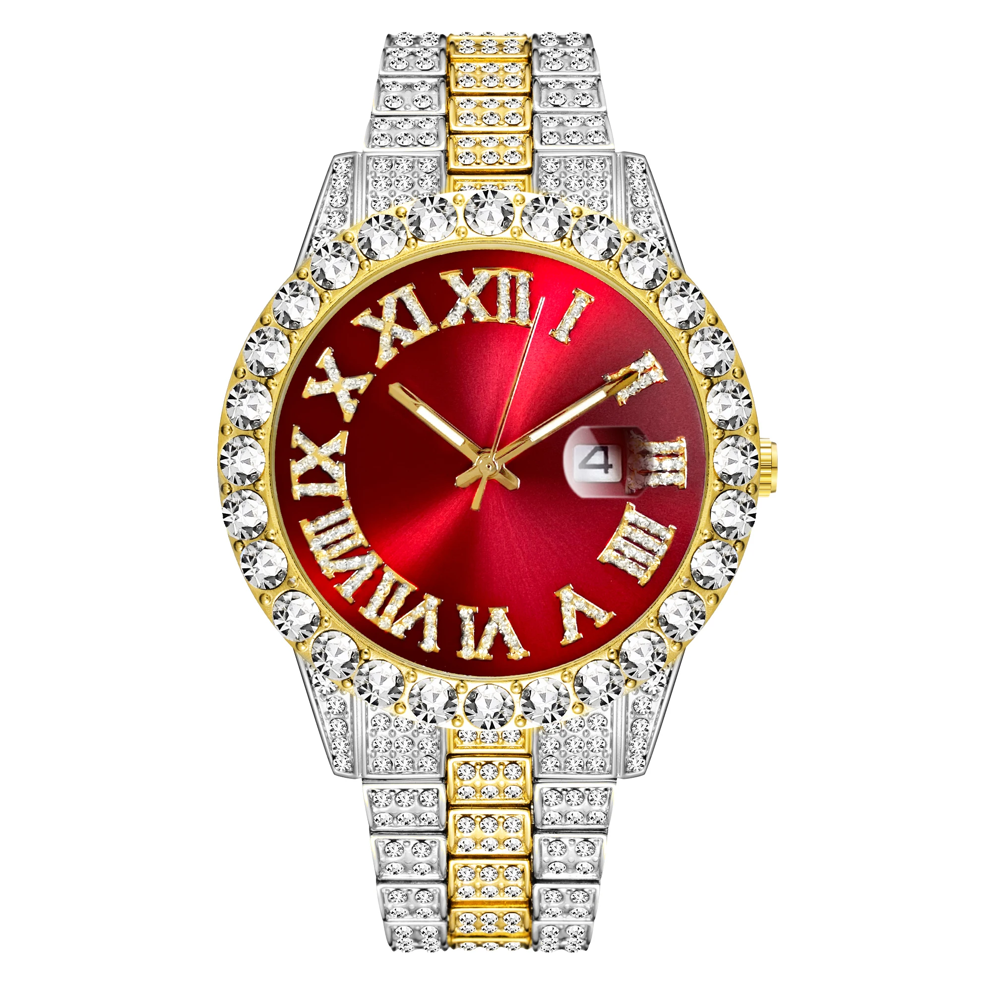 Top Brand Luxury Bling Quartz Square Men Watch Relojes Hip Hop Gold Full Diamond Iced Out Watch, Gold, silver, rose gold
Top Brand Luxury Bling Quartz Square Men Watch Relojes Hip Hop Gold Full Diamond Iced Out Watch, Gold, silver, rose gold