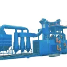 Shot blasting Machine Conveyor Belt Shot Blaster For Manganese Steel Plates