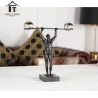 Fashim creative home decor antique iron handmade metal craft sculpture