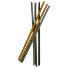 New Product Portable Eco Friendly Collapsable Flexible Silicone Straight Straw