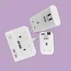 White Mirror Extension Plug with 2 USB G-MARK BS-CE ROHS Approved Trailing Socket