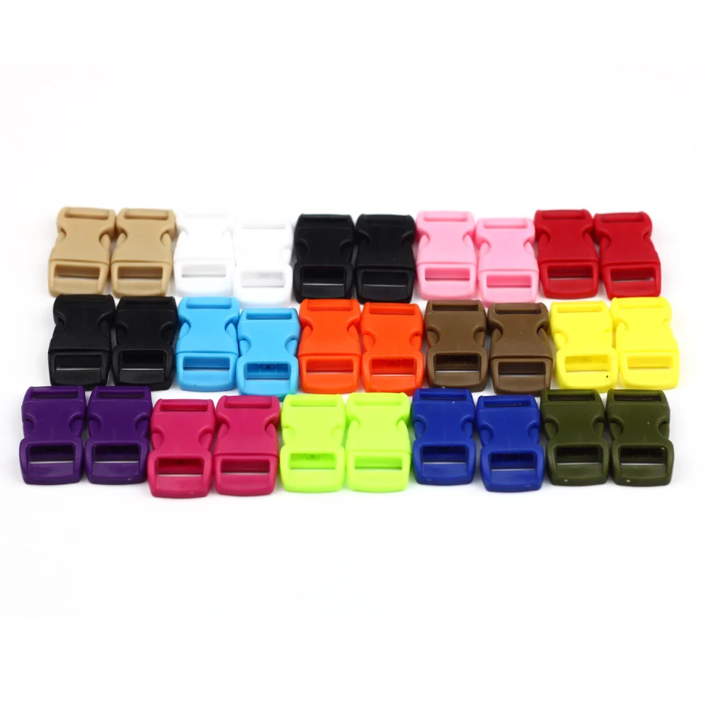 High Quality 1cm 3/8'' Multi-color Curved Plastic Side Release Buckles, Show as title picture
High Quality 1cm 3/8'' Multi-color Curved Plastic Side Release Buckles, Show as title picture