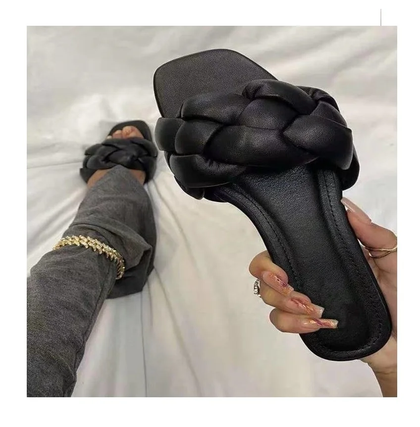 Designer Sandals 2021 Summer New Fashion Women's PU Slippers Flat Bottom Trendy Ladies Women Sandals, Picture
Designer Sandals 2021 Summer New Fashion Women's PU Slippers Flat Bottom Trendy Ladies Women Sandals, Picture
