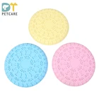 Factory Direct Dual-purpose Soft Pet Flying Disc Dog Rubber toy fly disk With Free Sample