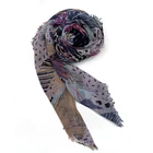 wholesale ladies crinkle long cotton and linen head scarf