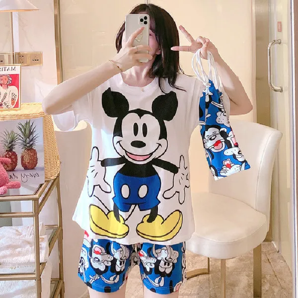 Dropshipping Women's Cute Cartoon Print Sleepwear Short Sleeve Tee with Shorts Pajama Set, Picture shows
Dropshipping Women's Cute Cartoon Print Sleepwear Short Sleeve Tee with Shorts Pajama Set, Picture shows