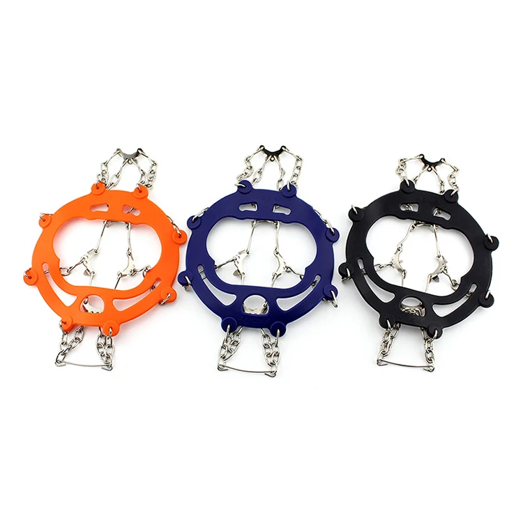 Winter Outdoor Climbing Ski Ice Hiking Ten Teeth Stainless Steel Non-slip Shoe Chain, Orange,blue,black
Winter Outdoor Climbing Ski Ice Hiking Ten Teeth Stainless Steel Non-slip Shoe Chain, Orange,blue,black