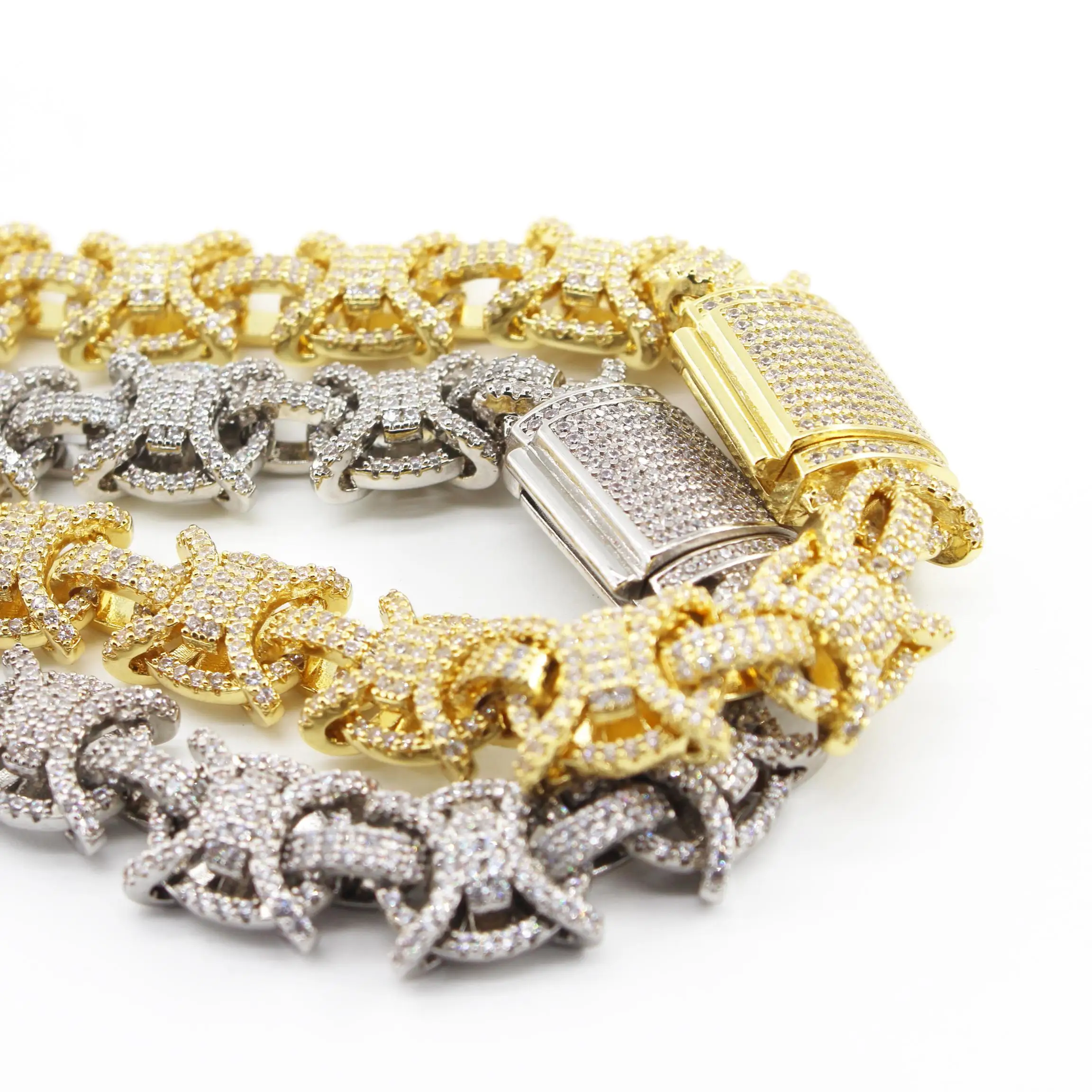 Beautiful byzantine cuban chain men iced out custom moissanite chain gold chain necklace for men hip hop jewelry
Beautiful byzantine cuban chain men iced out custom moissanite chain gold chain necklace for men hip hop jewelry