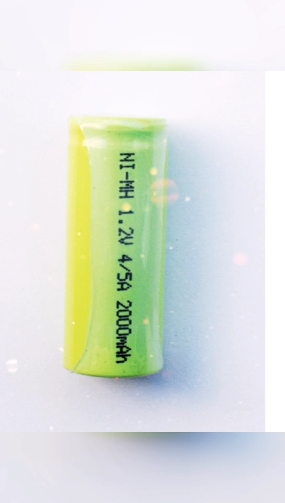 1 2v Ni mh 충전식 배터리 Aa aaa sc c d 크기 Witn 용량 3000mah 2800mah 4500mah