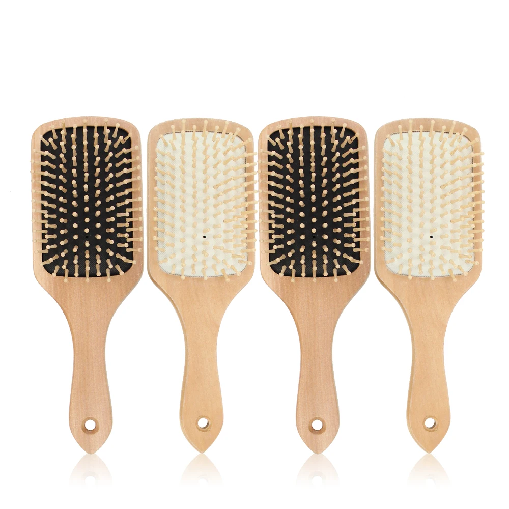Masterlee wholesale hot comb air cushion comb wooden paddle hair brush, Black and white
Masterlee wholesale hot comb air cushion comb wooden paddle hair brush, Black and white