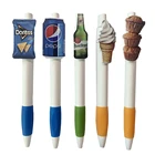 Advertising Ball Point Promotional Novelty Clip Custom Design Plastic Pen