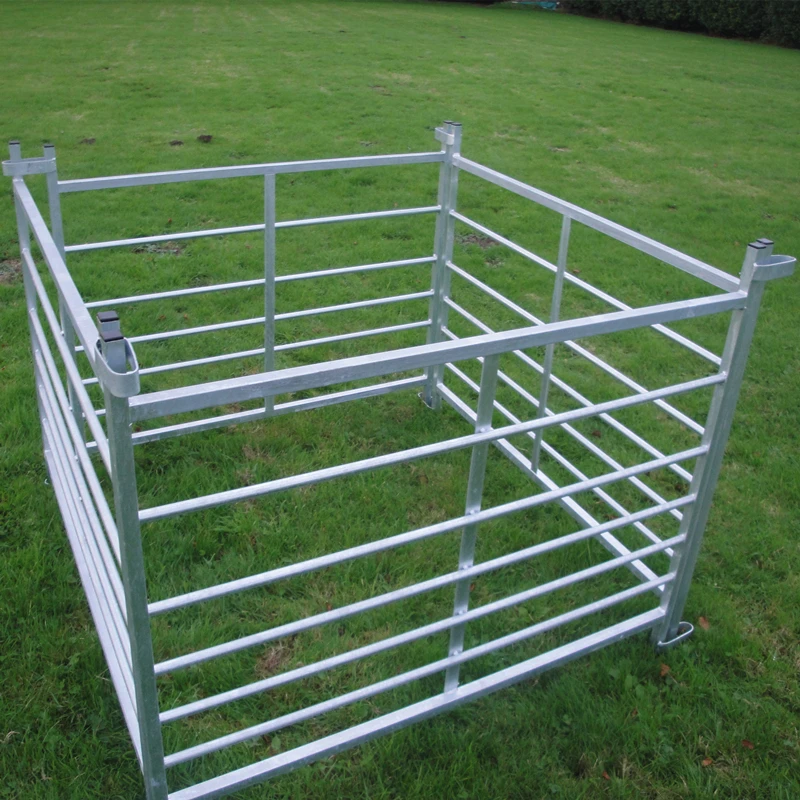 1m high Galvanized Goat Sheep Cattle Hurdles with 6 Bars