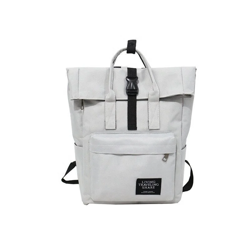 Korean version Academic style roll top backpack bag 15.6 inch Laptop Backpack, Customized color
Korean version Academic style roll top backpack bag 15.6 inch Laptop Backpack, Customized color
