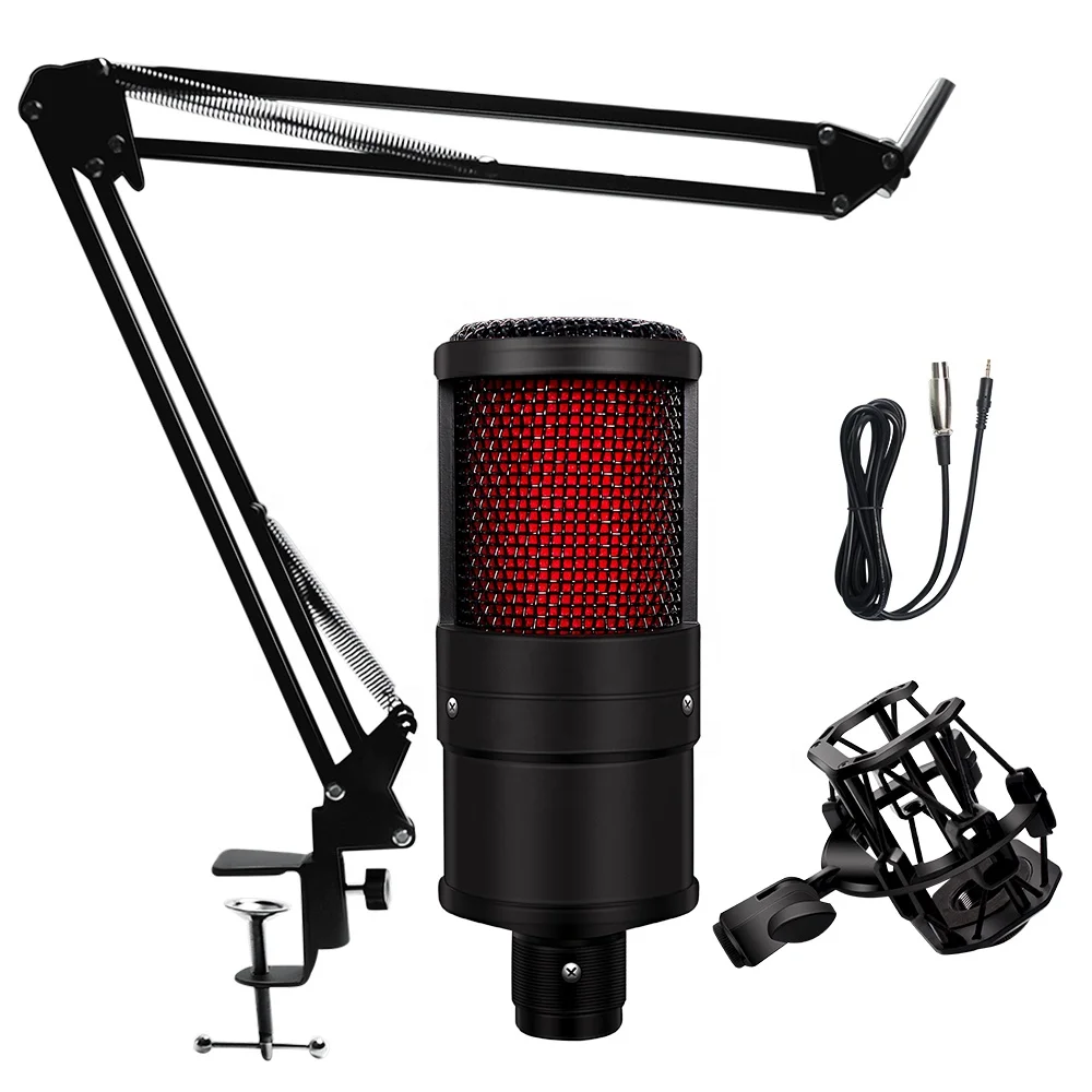 New V500 Condenser Microphone For Mobile Phone Laptop 3.5MM Directly Used Tripod Bm800 Upgrade Microphone
New V500 Condenser Microphone For Mobile Phone Laptop 3.5MM Directly Used Tripod Bm800 Upgrade Microphone