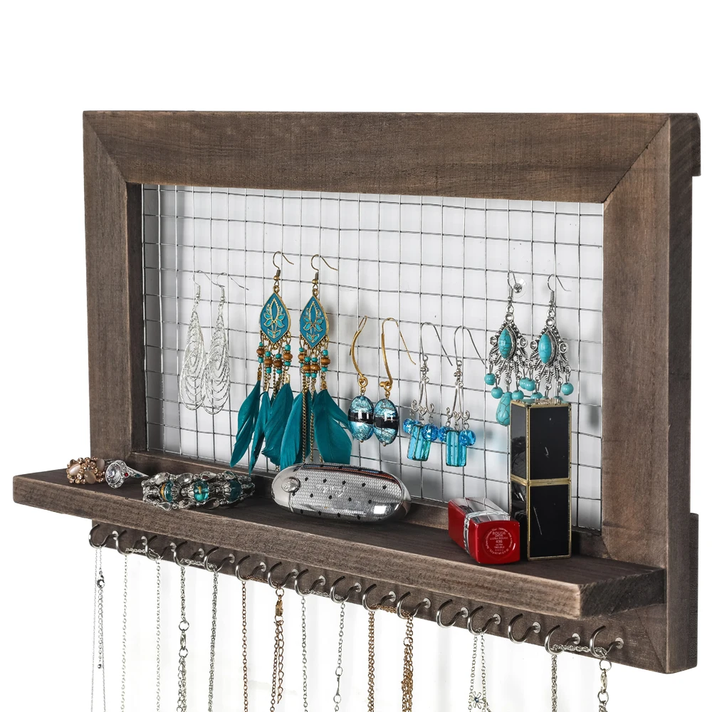 Free Shipping Brown Detachable Bracelet Bar Wall Mounted Jewelry Stand Perfect Earrings Necklaces Bracelet Stand
Free Shipping Brown Detachable Bracelet Bar Wall Mounted Jewelry Stand Perfect Earrings Necklaces Bracelet Stand