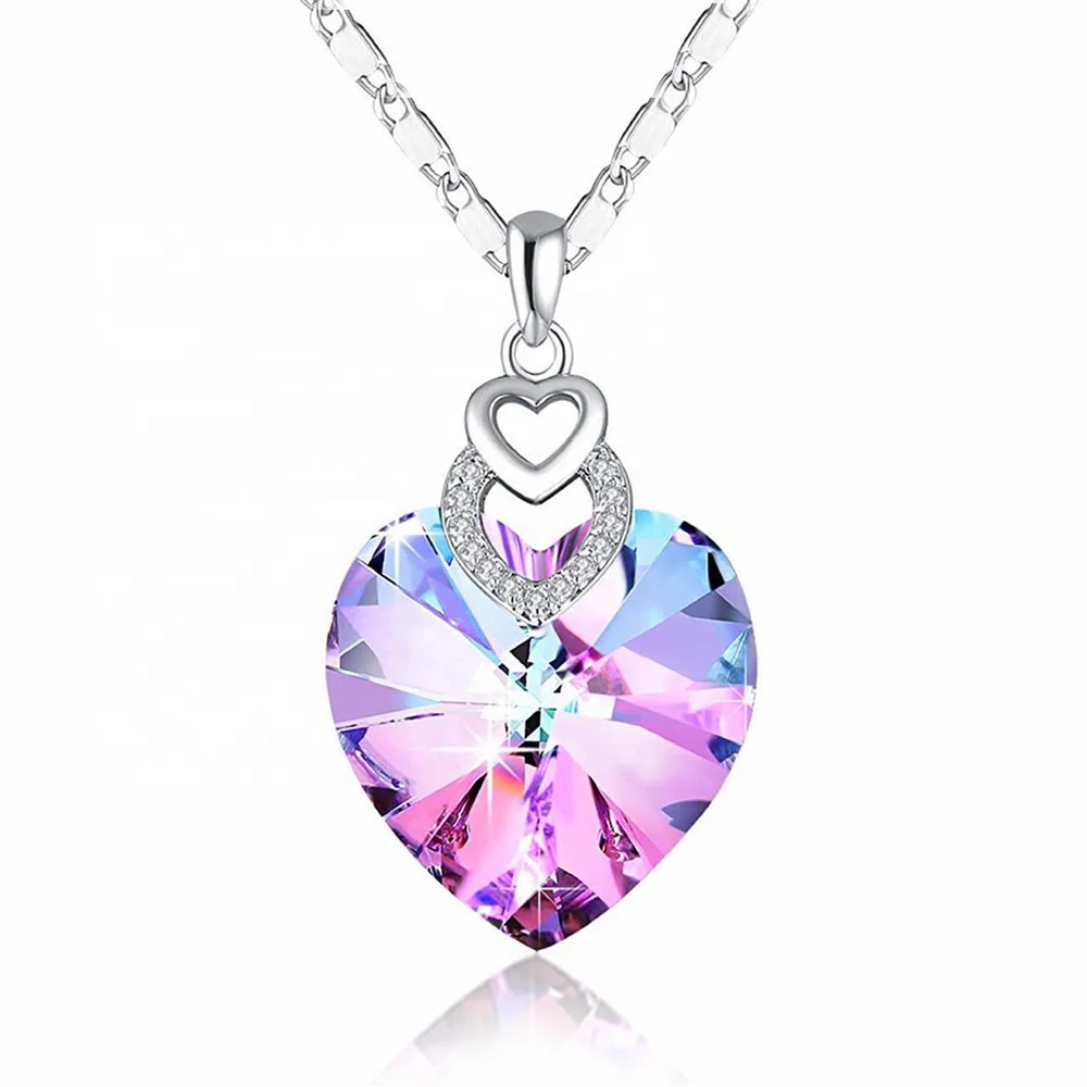 Elements Crystal Love Necklace Pendant Ladies Exquisite Birthday Anniversary Gift
Elements Crystal Love Necklace Pendant Ladies Exquisite Birthday Anniversary Gift