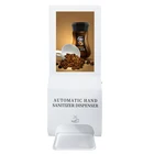 21.5inch advertising screen lcd hand sanitizer dispenser digital signage display for restaurant