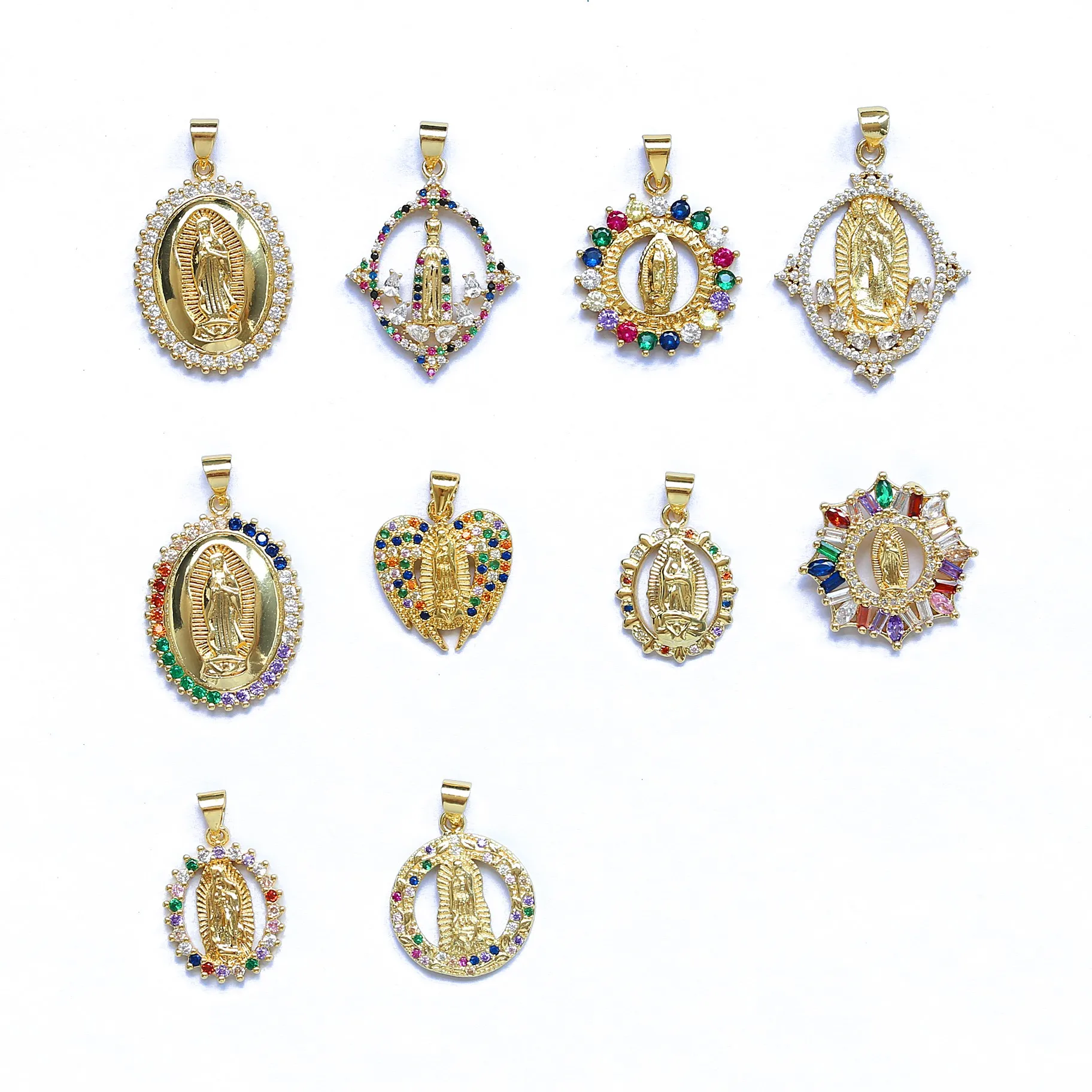 Double Gold Plated Necklace Gold Filled Religious Virgin Mary Necklace Jewellery, Gold, rose gold, black, silver
Double Gold Plated Necklace Gold Filled Religious Virgin Mary Necklace Jewellery, Gold, rose gold, black, silver