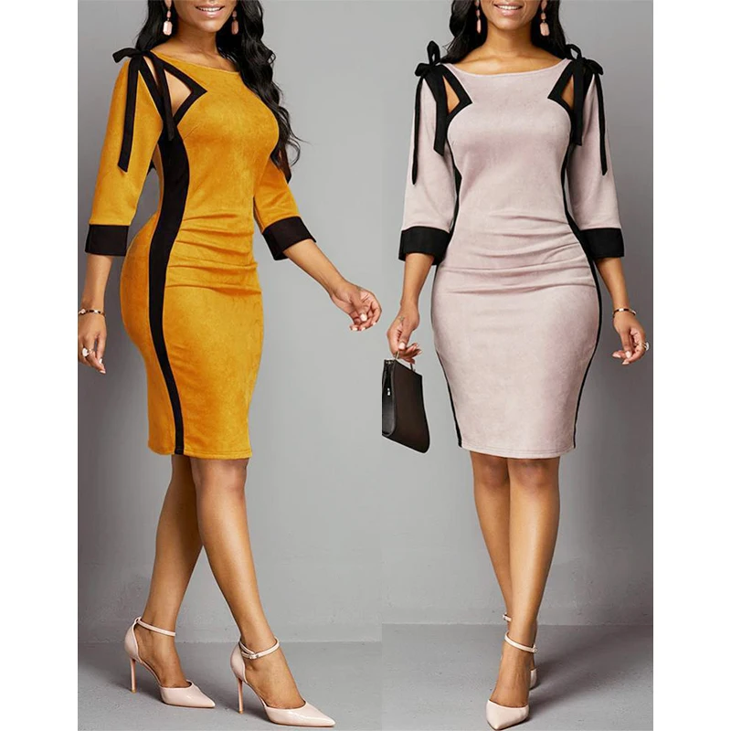 Free Shipping Spring Autumn Office Lady Sexy Pencil O Neck Long Sleeve Bodycon Work Formal Dress
Free Shipping Spring Autumn Office Lady Sexy Pencil O Neck Long Sleeve Bodycon Work Formal Dress