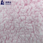 Ready goods wholesale polyester sherpa fleece fabric