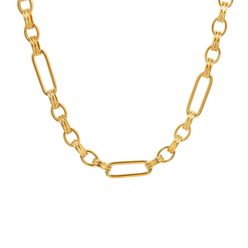 2021 Fashion Jewelry Hot Sale French Ins Wind Choker All-Match 18k Gold Stainless Steel Chain Rope Chain Necklace
2021 Fashion Jewelry Hot Sale French Ins Wind Choker All-Match 18k Gold Stainless Steel Chain Rope Chain Necklace