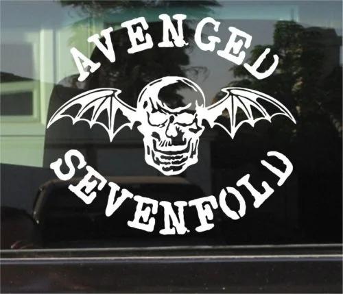 AVENGED SEVENFOLD A7X VINYL DECAL STICKER Vinyl Decals window decal 16x15 cm, Black or white or laser or others
AVENGED SEVENFOLD A7X VINYL DECAL STICKER Vinyl Decals window decal 16x15 cm, Black or white or laser or others