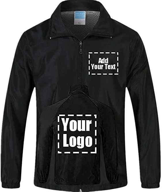 User defined blank men and women polyester windbreaker with adjustable cuffs and zipper suit plain
User defined blank men and women polyester windbreaker with adjustable cuffs and zipper suit plain
