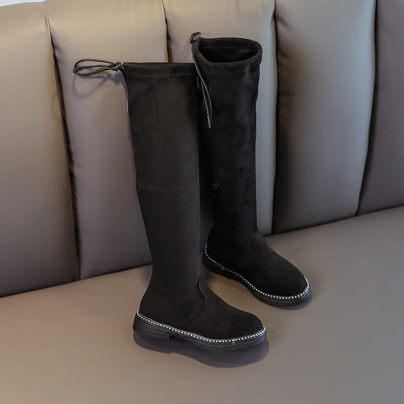 Superstarer Girls over the knee boots spring and autumn mid-high boots new children's boots
Superstarer Girls over the knee boots spring and autumn mid-high boots new children's boots