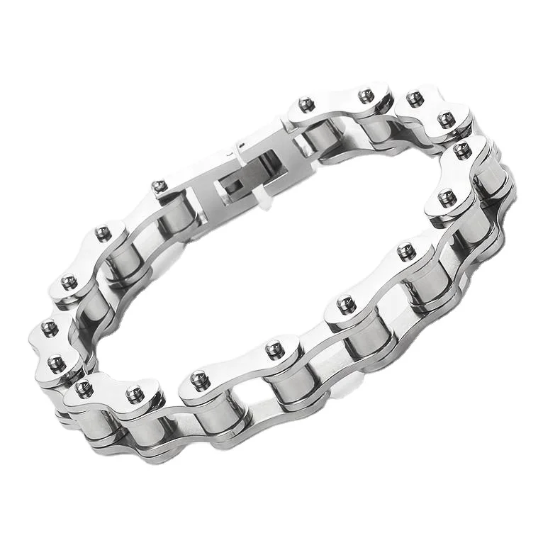 Wholesale high quality punk jewelry black 22mm Stainless steel chain jewelry bracelet for men, Silver/black
Wholesale high quality punk jewelry black 22mm Stainless steel chain jewelry bracelet for men, Silver/black