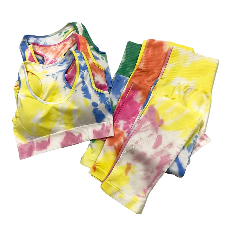 2021 New Amzon INS Hot Custom Workout Fitness Sports Wear Suit Tie Dye Seamless Yoga Set, Customized colors 
2021 New Amzon INS Hot Custom Workout Fitness Sports Wear Suit Tie Dye Seamless Yoga Set, Customized colors