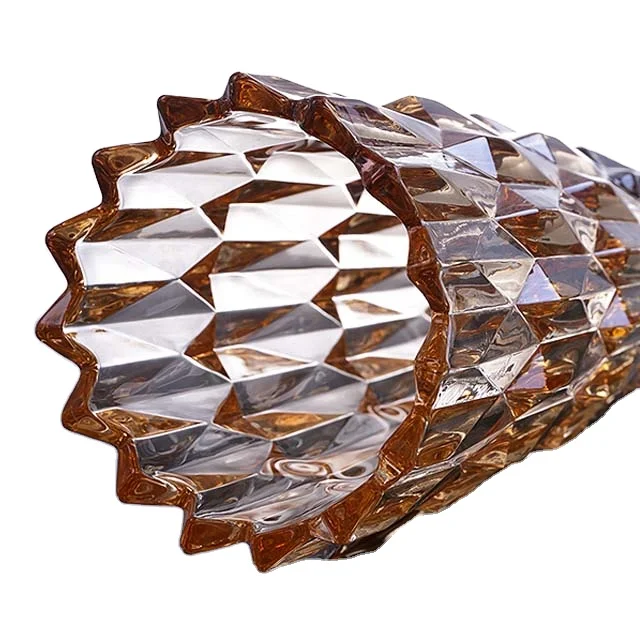 Luxury Flower Vase Modern Unique Shape Crystal Glass Vase Handmade Grand Or Vase, Amber
Luxury Flower Vase Modern Unique Shape Crystal Glass Vase Handmade Grand Or Vase, Amber
