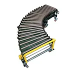 Flexible telescopic Roller Conveyor Belt Line Conveyor Roller table such as Cargo Handling
